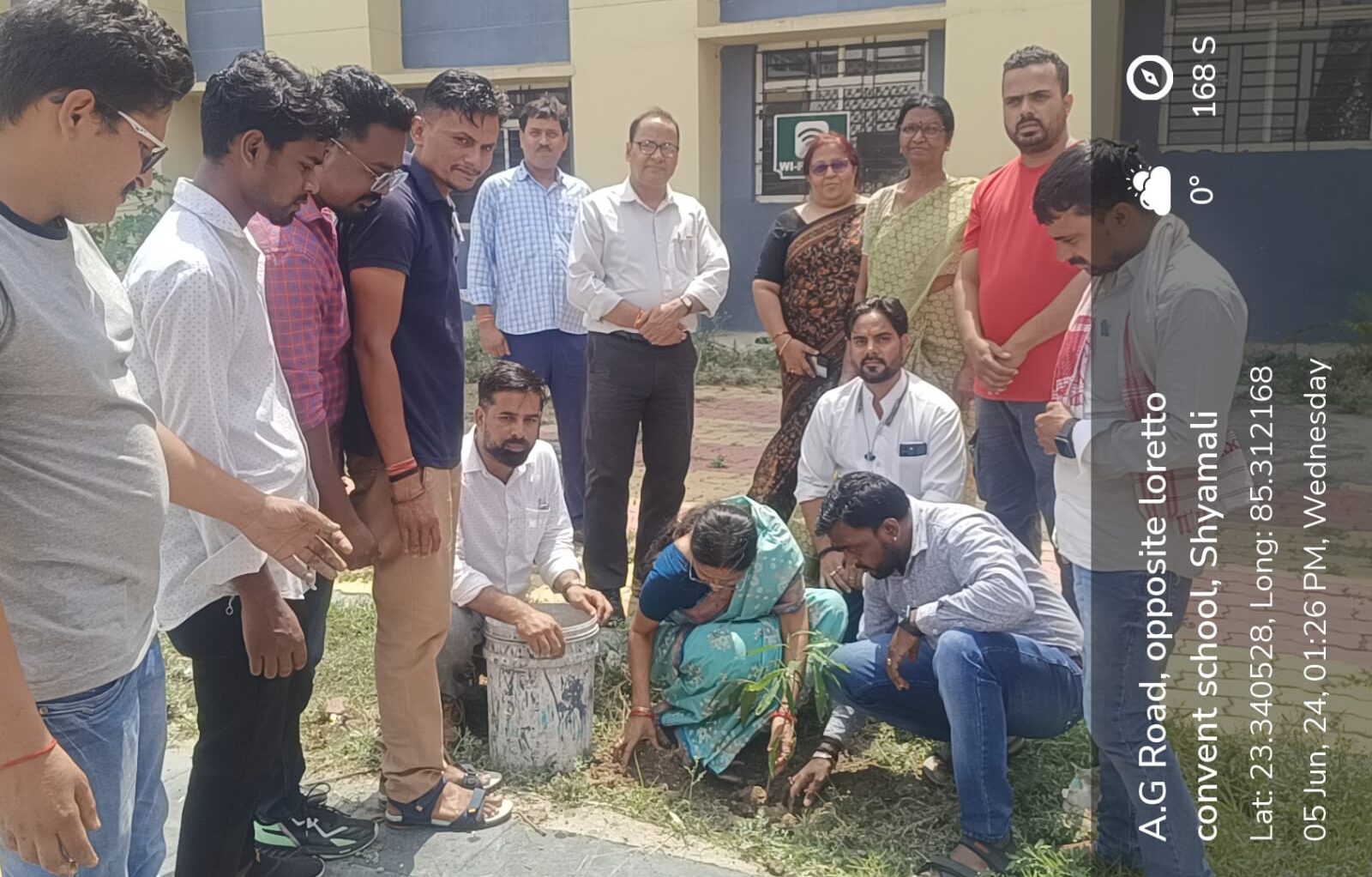 Plantation drive on 5th June 2024